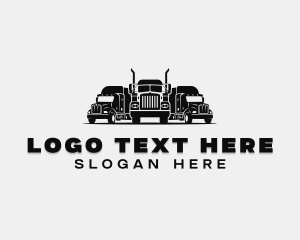 Truck - Freight Delivery Truck logo design