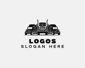 Freight Delivery Truck Logo