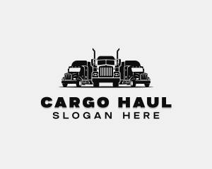 Freight Delivery Truck logo design