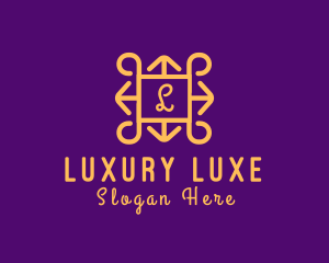 Luxury Fancy Home Decor logo design