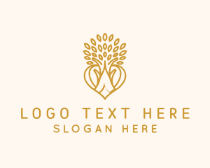 Ecological - Nature Tree Heart logo design