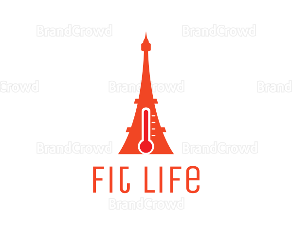 Hot Eiffel Tower Logo