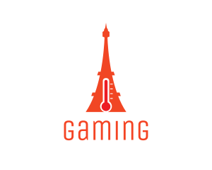 Tower - Hot Eiffel Tower logo design