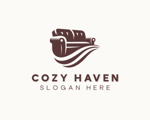 Couch - Upholstery Sofa Furniture logo design