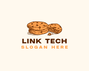 Chocolate Cookies Dessert Logo