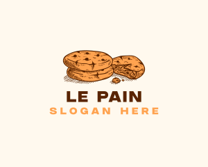 Boulangerie - Chocolate Cookies Dessert logo design