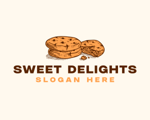 Chocolate - Chocolate Cookies Dessert logo design