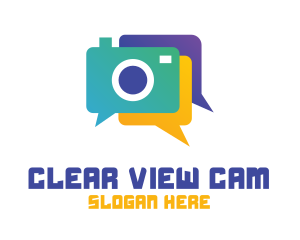Webcam - Colorful Camera Chat logo design