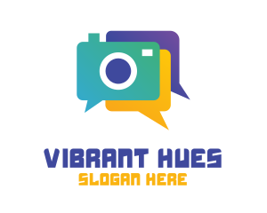 Colorful - Colorful Camera Chat logo design