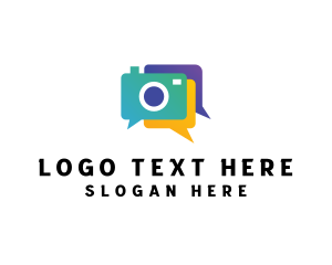 Colorful - Colorful Camera Chat logo design