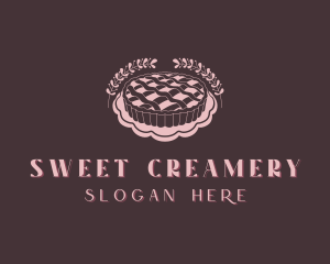 Apple Pie Pastry Dessert logo design