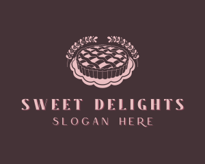 Apple Pie Pastry Dessert logo design