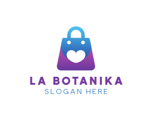 Shopping Bag Love Logo