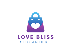 Love - Shopping Bag Love logo design