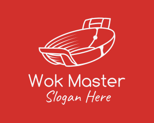 Wok - Chinese Wok Pan logo design