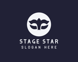 Actor - Party Mask Theatre logo design