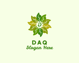 Farmer - Plant Leaves Organic Farming logo design