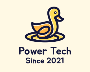 Toy Shop - Yellow Duck Toy logo design