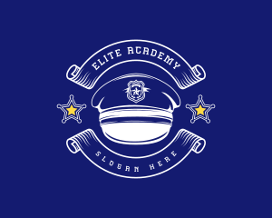 Police Cap - Police Academy Hat logo design
