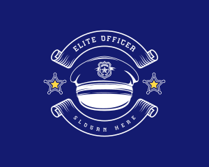 Officer - Police Academy Hat logo design