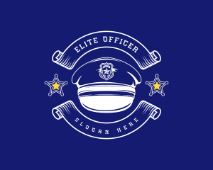 Police Officer Hat logo design