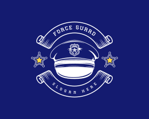 Police Officer Hat logo design