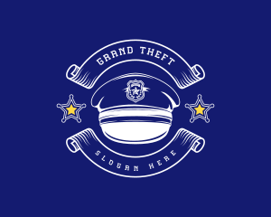 Police Hat - Police Academy Hat logo design