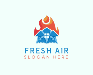 Ice Fire House logo design