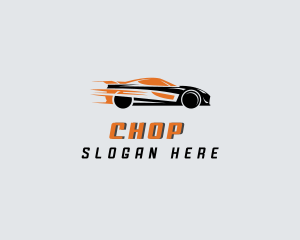 Racing Car Vehicle Logo