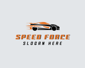 Racing Car Vehicle logo design