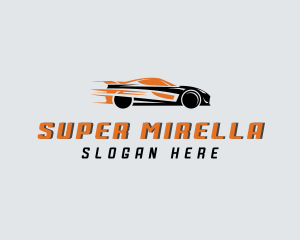 Racing Car Vehicle logo design