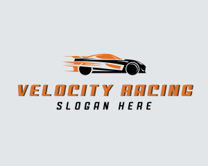 Racing Car Vehicle logo design