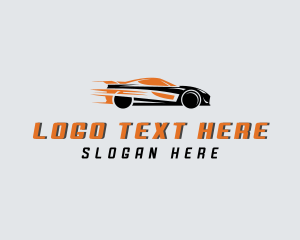 Speed - Racing Car Vehicle logo design