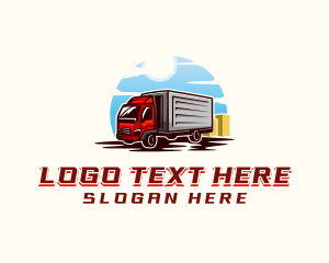 Logistics - Logistics Courier Truck logo design