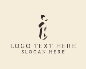 Media - Blog Media Writer Letter I logo design
