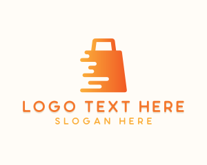 Shopping - Express Online Shopping Bag logo design