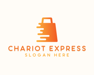 Express Online Shopping Bag  logo design