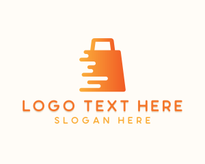 Online Shopper - Express Online Shopping Bag logo design