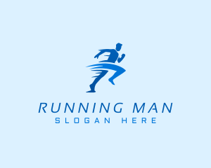 Run Athlete Marathon logo design