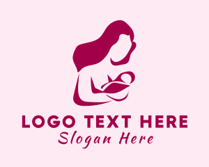 Parenting - Mother Child Pregnancy logo design
