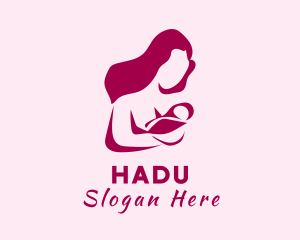 Feminine - Mother Child Pregnancy logo design