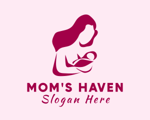 Mother Child Pregnancy logo design