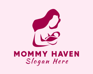 Mommy - Mother Child Pregnancy logo design