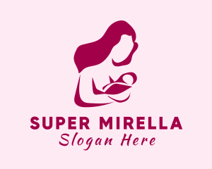 Breastfeeding - Mother Child Pregnancy logo design