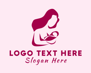 Mommy - Mother Child Pregnancy logo design