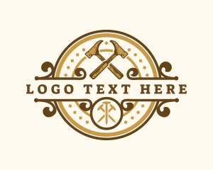 Masonry - Hammer Builder Construction logo design