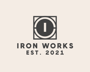 Iron - Wrought Iron Fabrication logo design