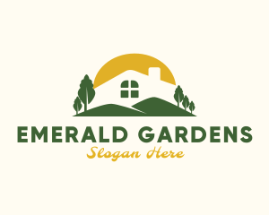 Home Garden Realty logo design