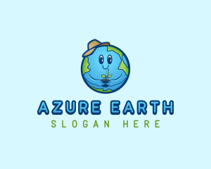 Earth Eco Plant logo design