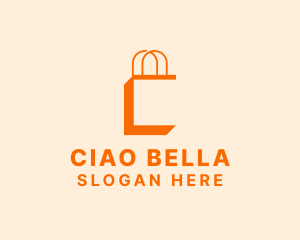 Mall Bag Letter C logo design